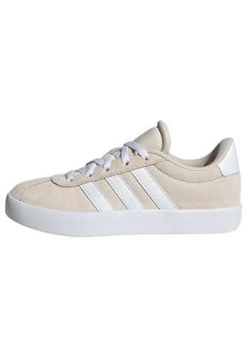 adidas Unisex niños VL COURT 3.0 SHOES, Aluminium / Cloud White / Aluminium, 33 EU
