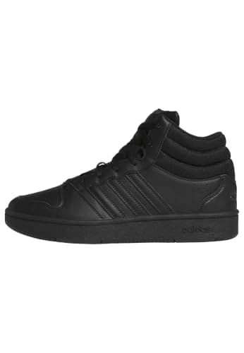 adidas Unisex Hoops Mid Classic Shoes, Core Black/Core Black/Carbon, 42 EU