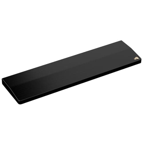 Glorious Gaming Wooden Keyboard Wrist Rest (TKL) - Weiße Esche, mittelgrobe Maserung, glatte Oberfläche, schweiß- und ölbeständig, leicht zu reinigen, rutschfeste Gummibasis, 360 x 100 x 19mm - Onyx