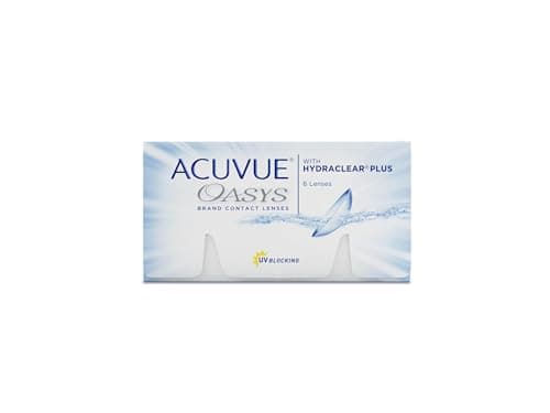 ACUVUE OASYS con tecnologia HYDRACLEAR PLUS - Lenti a contatto quindicinali - Protezione UV;-3.50 diottrie; BC 8.4; DIA 14.00; 6 lenti