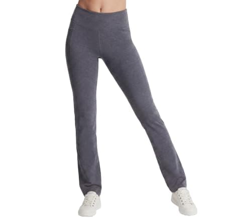 Skechers Gowalk Pant Joy High Waisted, Pantalones Mujer, Grey, 3X Large