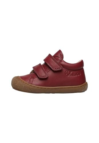 Naturino Chaussures Premiers Pas en Cuir, Rouge-Marron 17