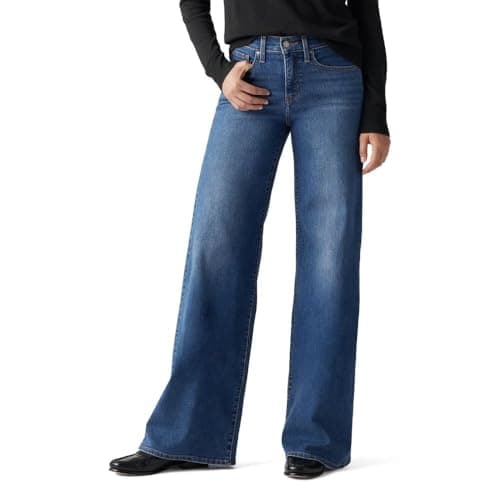 Levi's Jeans moldeadores de Pierna Ancha 318 para Mujer, Clever Girl, 29W / 30L