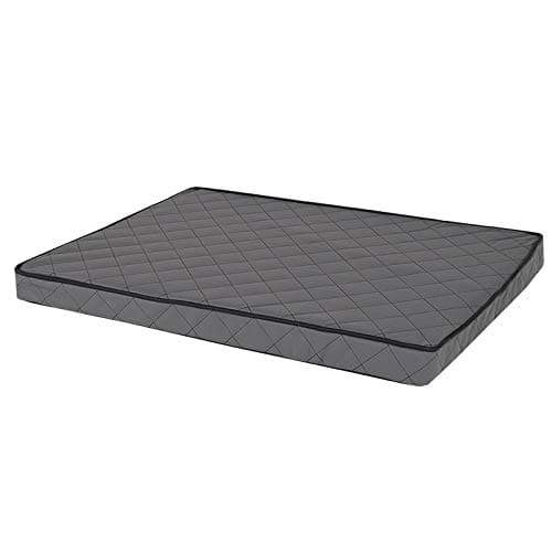 lionto Hundematte Orthopädisch mit Memory-Schaumstoff, 80 x 55 cm, Grau
