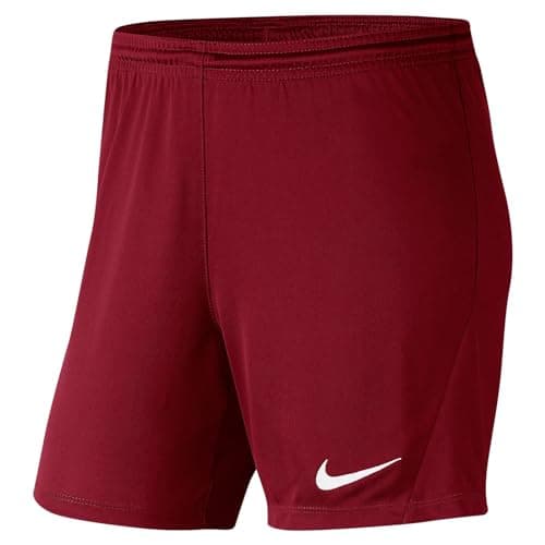 Nike Park 3 Shorts Femme, Équipe Rouge/Blanc, M