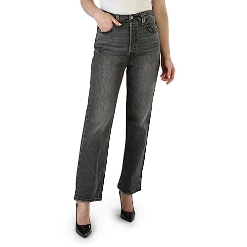 Levi's Ribcage Straight Ankle Vaqueros, Well Worn, 24W / 29L para Mujer