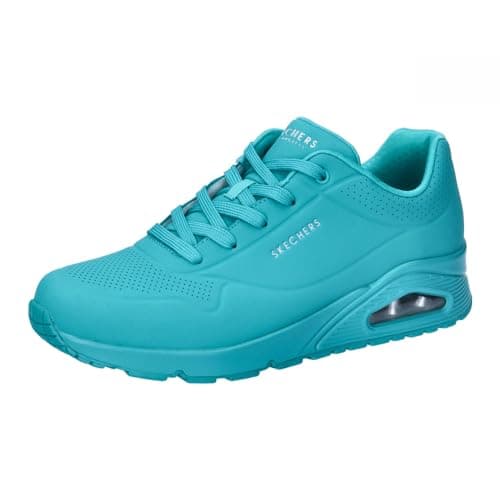 Skechers Uno Stand On Air, Zapatillas Mujer, Turquoise Durabuck Mesh, 42 EU