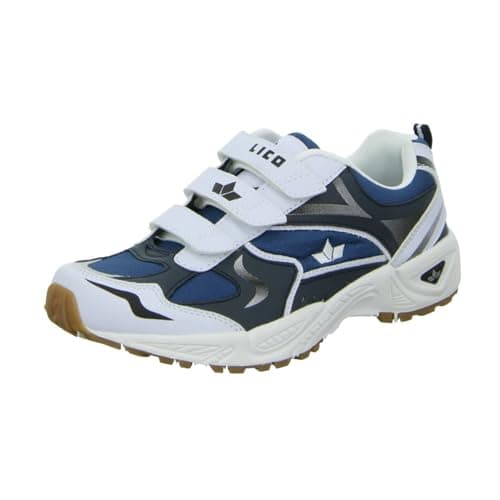 Lico Bob V, Scape per Sport Indoor Unisex - Bambini e ragazzi, Bianco Blu Navy, 33 EU