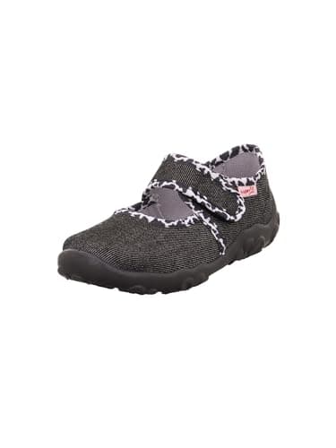 Superfit Mädchen Bonny 1-800283 Hausschuhe, Schwarz 0000, 29 EU