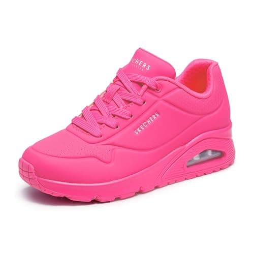 Skechers Damen Uno Night Shades Sneaker, Hot Pink Durabuck, 36 EU