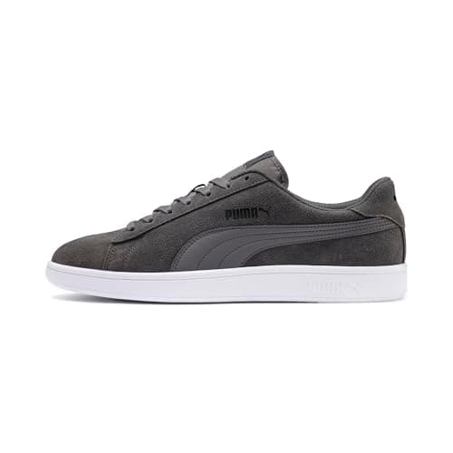 PUMA Mixte Smash V2 Baskets, Castlerock Puma Noir Puma Blanc, 48.5 EU