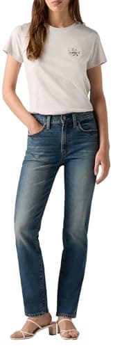 Levi's Mujer 724 High Rise Straight Vaqueros, Ankle Time, 29W / 34L