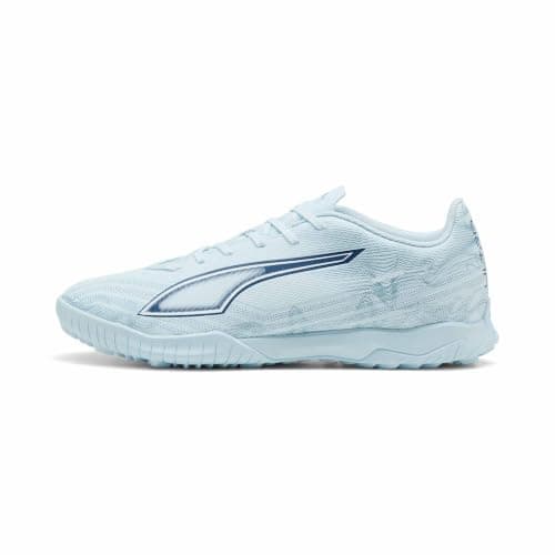 PUMA Ultra 6 Play TT - Tenis de fútbol Unisex, Color Azul, Blanco y Azul, Talla 8 de Reino Unido, Icy Blue Puma White Blue Jewel, 42 EU