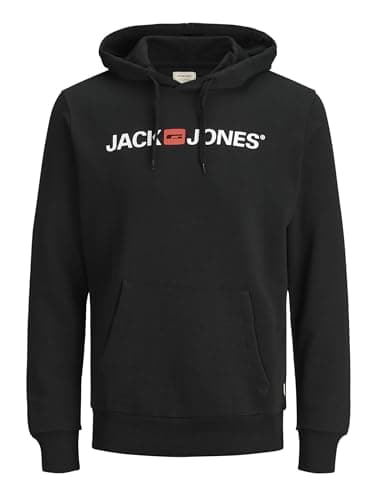 JACK & JONES Jjecorp Logo Sweat Hood , Capucha Hombre, Azul (Navy Blazer Detail Reg Fit), Large