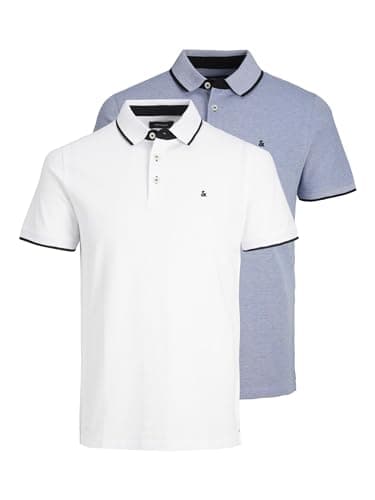 JACK & JONES JJEPAULOS Polo SS 2PK MP