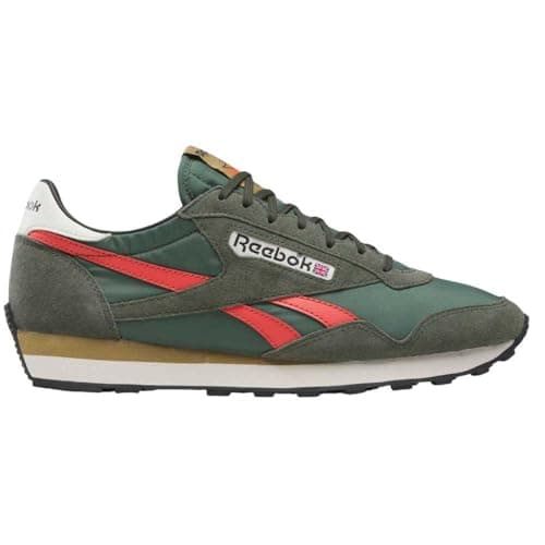 Reebok Zapatillas Unisex Aztec II, Grit Green Semi Orange Flare Alabaster, 36 EU
