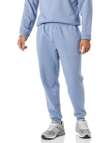 Amazon Essentials Pantaloni Sportivi in Pile, vestibilità Comoda Uomo, Blu Ardesia, XL