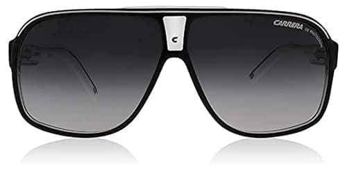 Carrera Grand Prix 2 9O T4M Gafas de Sol, Negro (Black White/Grey Gradient), 64 Unisex Adulto