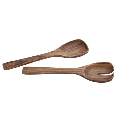 Villeroy & Boch Artesano Original Couverts à salade, 2 pièces, Bois, Brun