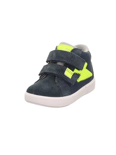 Superfit Scarpe Primi Passi da Ragazzo Supies, Blu Giallo 8020, 22 EU