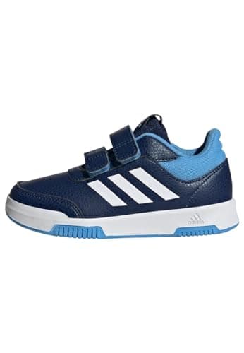 adidas Tensaur Hook and Loop Shoes, Zapatillas Unisex niños, Dark Blue FTWR White Blue Burst, 30 EU