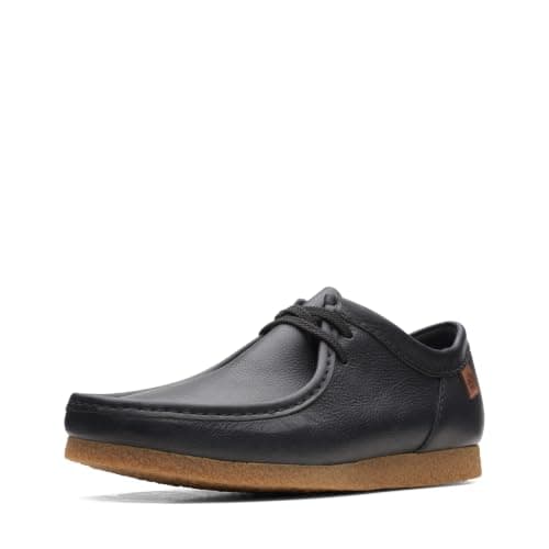 Clarks Homme Shacre Ii Run, Cuir Noir, 39.5 EU