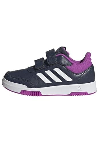 Adidas Mixte Enfant Tensaur Hook and Loop Shoes, Shadow Navy/Cloud White/Flash Pink, 28 1/2 EU