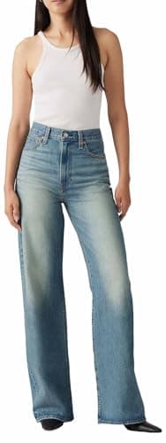 Levi's Ribcage Wide Leg Jeans Femme, Tint Story, 25W / 34L