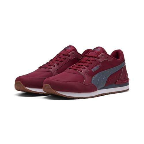 PUMA Erwachsene ST Runner v4 Nylon Sneakers 36, Garnet Glow Evening Blue White Gum Red