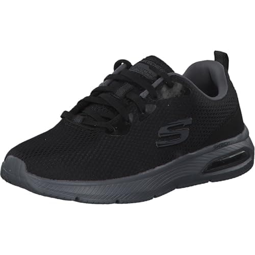 Skechers Men's DYNA-AIR Trainers, Black (Black Mesh/Charcoal Trim Bkcc), 8 (42 EU)