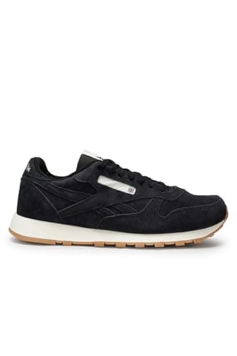 Reebok Unisex Classic Leather Sneaker, Black/Chalk/Gum, 37,5 EU