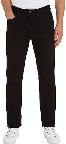 Tommy Hilfiger Hombre Pantalón Vaquero Core Denton Chelsea Stretch, Negro (Chelsea Black), 32W / 36L