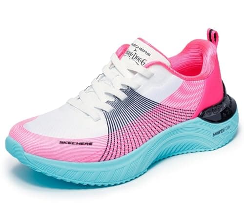 Skechers Snoop Ace Cyber Walker Sneaker, da Donna, Bianco, 37
