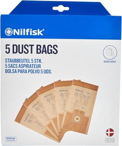 Nilfisk Original 10L Staubsaugerbeutel - 5 PCS - Family Staubsaugerzubehör (82222900)