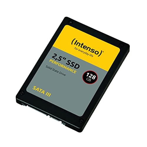 Intenso SSD SATA III da 2,5 pollici 128 GB 550 MB/s Nero