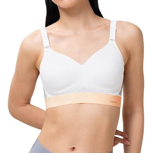 Triumph Mujer Triaction Hybrid Lite P Ex, Racerback Sports Bra, White, 90A