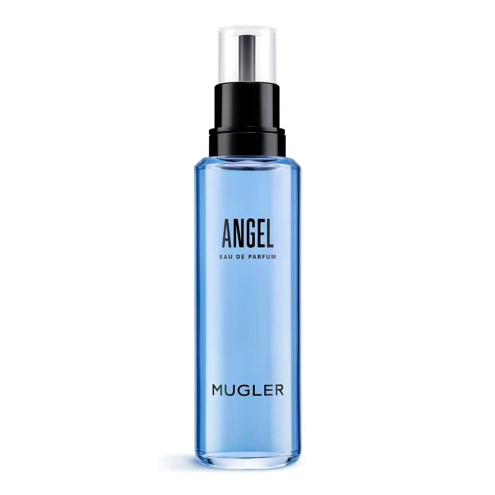 MUGLER ANGEL Eau de Parfum Rechargeable, Parfum pour Femme Ambré Gourmand, Parfum Féminin