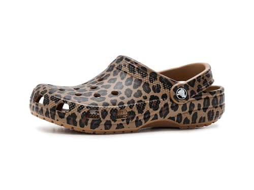 Crocs Sabots Classiques, sépia/léopard, Enfant 46 EU, Léopard sépia, 29/30 EU