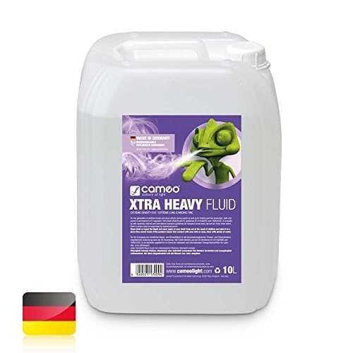 Cameo XTRA HEAVY FLUID 10 L - Líquido de niebla de densidad muy alta y efecto de extremadamente larga duración - 10 l