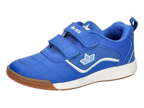 Lico Unisex Kinder Jaime V Hallenturnschuhe, Blau Weiss, 31 EU