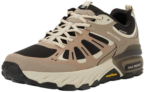 Skechers Max Protect - Sneaker da Uomo, Colore Tortora, Taglia 40, Tortora, 41 EU