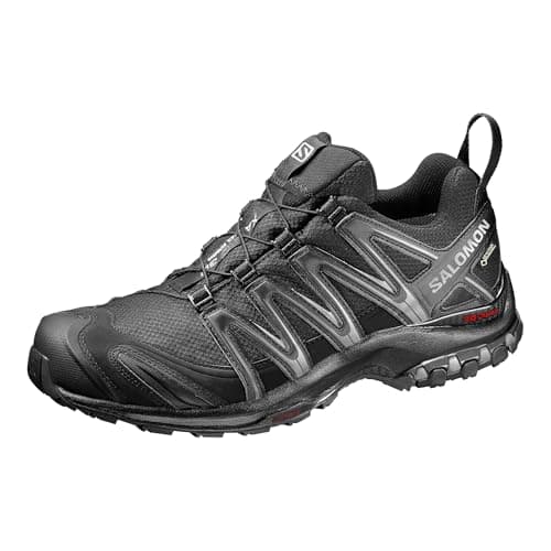 Salomon XA Pro 3D Gore-Tex Zapatillas de Trail Running para Hombre, Ajuste preciso, Agarre en todo tipo de terrenos, Impermeable, Black, 44 2/3
