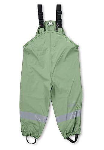 Sterntaler Pantaloni Antipioggia Sfoderati, Bambini e ragazzi, Verde Pietra, 122
