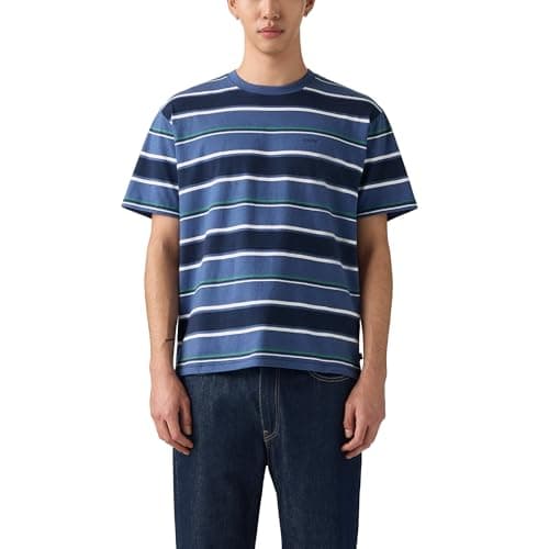 Levi's Red Tab Vintage Tee-Shirt, Pecos Stripe Sunshin, XL Homme