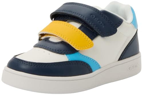 Geox B Eclyper Boy A Basket, Lt Navy White, 25 EU