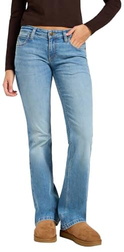 Lee Damen Jeans Jessica, Low Rise Bootcut Fit, Bootcut Bein