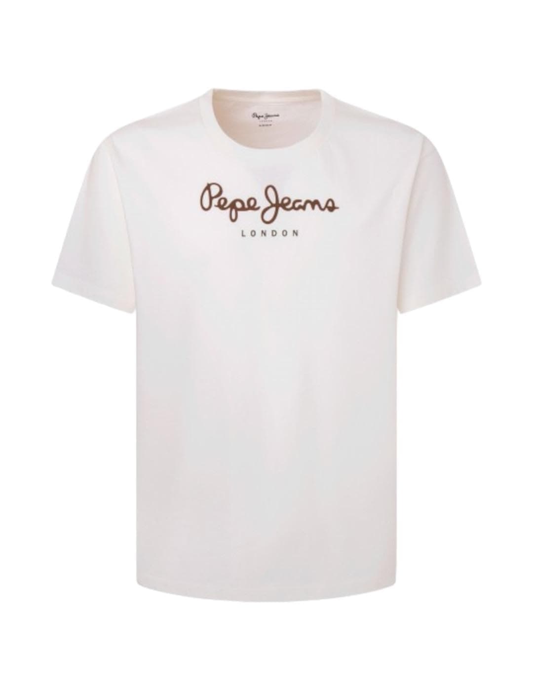 Pepe Jeans Eggo N Camiseta, Blanco (Off White), XL Hombre