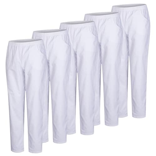 MISEMIYA Paquetes de 5 Unidades - PANTALÓN Sanitarios Unisex Cintura ELÁSTICA UNIFORMEES Sanitarios 5-8312