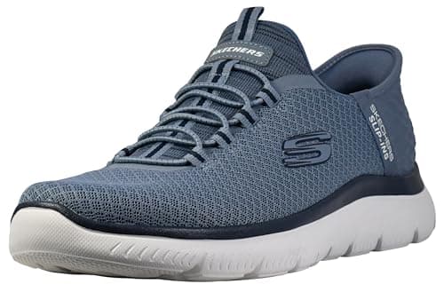 Skechers Hombre Summits High Range Slip-in , Slate Mesh/Trim, 45 EU