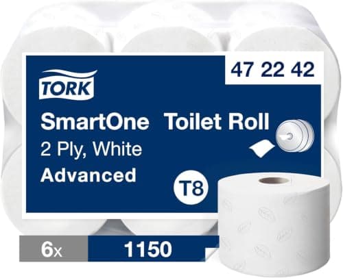 Tork SmartOne Papel Higiénico Blanco T8, 472242